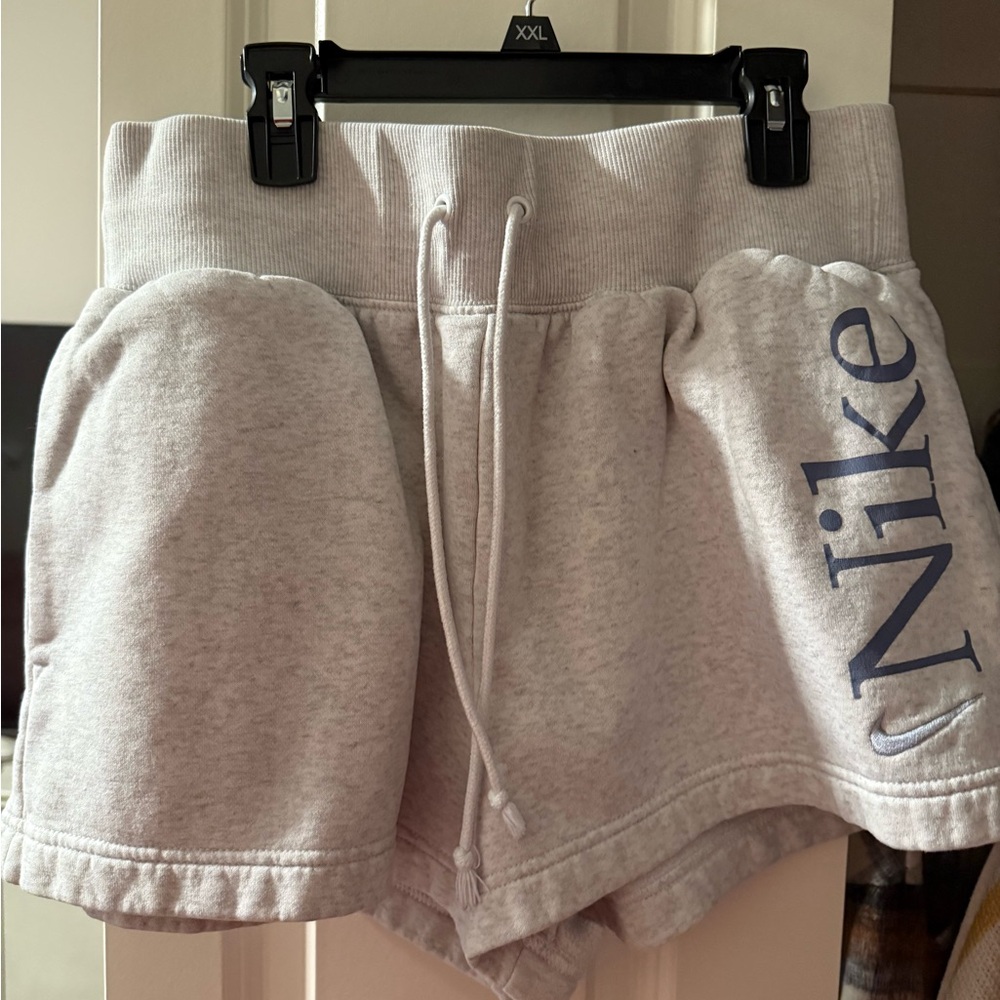 Nike Women's Athletic Shorts in Light Gray